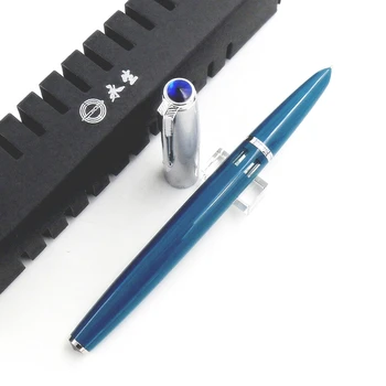 Авторучка с поршневым наполнением Wingsung 601 Отличная ручка со скрытым наконечником F0.5mm для офисного школьного письма, высококачественные чернильные ручки с коробкой