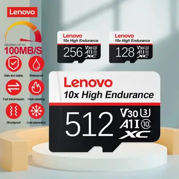 2 ТБ Lenovo Высокоскоростная Карта Памяти Класса 10 128 ГБ Micro TF SD-Карта 256 ГБ 512 ГБ 1 ТБ Флэш-TF-Карта С Адаптером Для Nintendo Switch