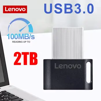 Lenovo 2 ТБ USB 3,0 Флэш-Накопители 1 ТБ Высокоскоростной Флеш-Накопитель 512 ГБ USB-Памяти 256 ГБ Флэш-Диск U Stick 128 ГБ Флешка Для Портативных ПК