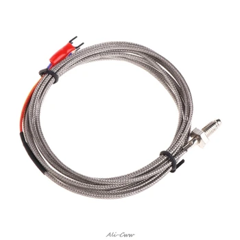 J Тип M6 Винтовой датчик температуры термопары с кабелем длиной 2 м для промышленности