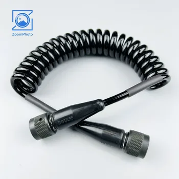 Пружинный кабель с 10-контактным импульсным разъемом PRN Подходит для оригинального 10-контактного универсального TEA PTT PRC148 10PIN TRI