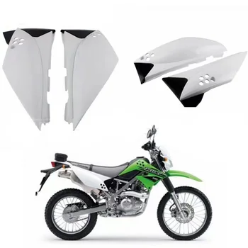 Подходит для модификации внедорожных мотоциклов Kawasaki Аксессуары KLX 150 Левая и Правая Боковые крышки Пластиковые Защитные Пластины