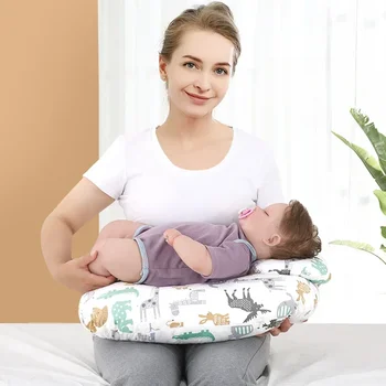 Подушка для кормления грудью и талии для новорожденных и мам, поддерживающая подушку для кормления грудью, идеально многофункциональная