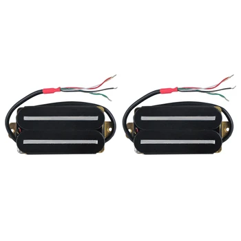 2X Звукоснимателя с высокой производительностью, звукосниматели Humbucker с двумя горячими направляющими, Керамический Звукосниматель для электрогитары Humbucker