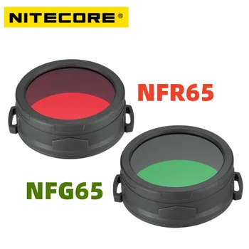 Фильтрующая Головка NITECORE NFR65 NFG65 65 мм Красно-Зеленый Рассеиватель С Минеральным Покрытием Len Адаптер Для Светодиодного Фонаря P30i MH40S Torch Filters