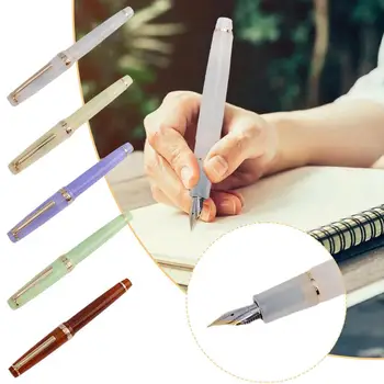 Перьевая ручка Jinhao 82 Прозрачная Пластиковая Вращающаяся Ручка 0,5 мм Ручки Iridium Популярное Перо F Ink Школа Письма Бизнес Офис C5H1