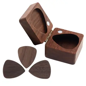 Коллекции деревянных медиаторов для гитар с магнитной застежкой