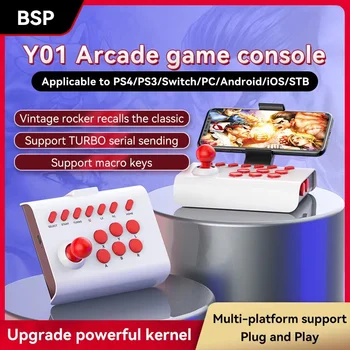 Проводной джойстик для аркадных игр-Bluetooth-совместимый/с подключением 2.4G, Качалка для игровой консоли для PS3-PS4/Switch-ПК/ Android-iOS/TV X3UF
