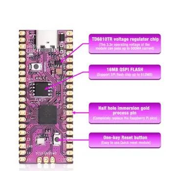 Комплект Pi Pico Board Picoboot IPL Для Замены Модчипа и адаптера SD2SP2 Card Reader Для Игровой Консоли GameCube