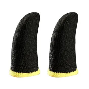 1 пара нескользящих дышащих перчаток для игр на пальцах из углеродного волокна