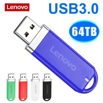 Lenovo 64 ТБ USB Флэш-Накопитель USB 3,0 Флеш-Накопитель Высокоскоростная Карта Памяти 16 ТБ Флешка 2 ТБ 1 ТБ U Диск Memoria Cle USB Для ПК Автомобиля ТЕЛЕВИЗОРА