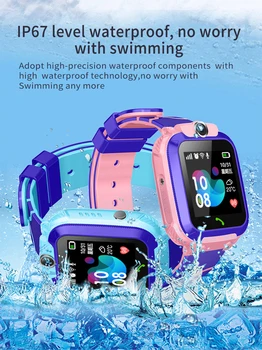 Новые умные часы SQ12, водонепроницаемые спортивные часы для телефона iphone, умные часы, пульсометр, определение местоположения крови, напоминание о здоровье для ребенка