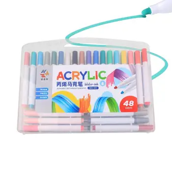 Детские маркеры, водонепроницаемая художественная маркерная ручка, гладкие и многофункциональные, яркие цвета, детские маркеры для раскрашивания керамики, стекла, холста