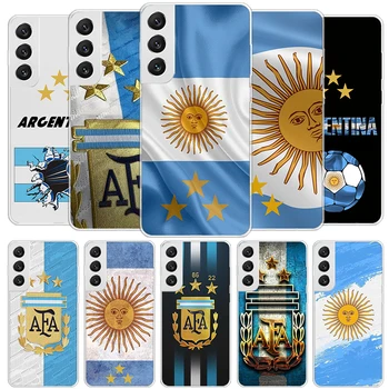 Чехол С Флагом Аргентины Для Samsung Galaxy S20 FE S21 + S22 S23 Ultra S10 Lite S9 S8 Plus S10e S7 Edge Coque