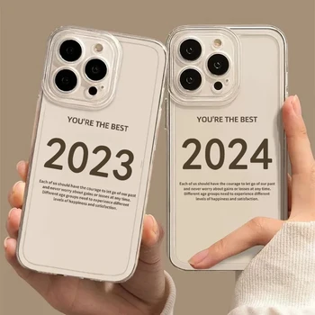 Парный Чехол Для iPhone 14 13 12 11 Pro Max Case 2020 2021 2022 2023 2024 2025 Подарочная Обложка На День Рождения Возраст Год Время Дата