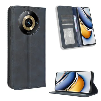 Для Realme 11 Pro Plus Чехол-бумажник С Откидной Крышкой Из Искусственной Кожи Для Телефона Realme 11 Pro + Plus Realem11 5G С Фоторамкой