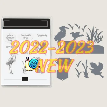Новейший дизайн с рисунком лебедя Прозрачные штампы для скрапбукинга DIY Фотоальбом Декоративные поделки Бумажная открытка ручной работы на день рождения 2022