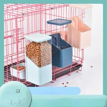 Автоматическая кормушка для домашних животных, миска для собак, миска для кошек, подвесная клетка, миска для собак, миски для еды.