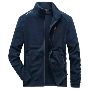 Мужская флисовая куртка Большого размера Polar Vest Зимняя одежда 2023 Нового типа