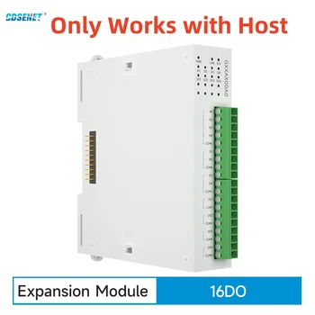 Модуль удаленного ввода-вывода Расширения 16DO RS485 Ethernet CDSENET GXXAX00A0 с Аналоговым Коммутатором Modbus TCP RTU Работает с Хостом