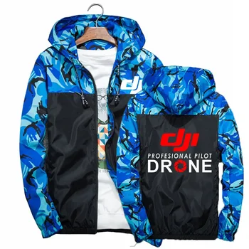 Куртки Dji Professional Pilot Drone на молнии, водонепроницаемая куртка, спортивная одежда на открытом воздухе, повседневная толстовка, дождевик, мужская ветровка