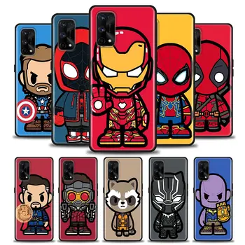 Marvel Avengers Ironman Spaider-Man Для Чехла OPPO Realme GT Master Neo 2 3 GT2 Pro GT 5G Чехол Realme C35 C21Y C25 C33 C11 Funda