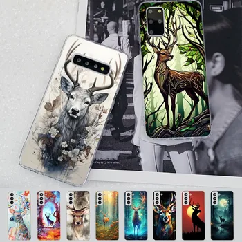 Олень Чехол для телефона с оленями Samsung S21 A10 для Redmi Note 7 9 для Huawei P30Pro Honor 8X 10i Чехол