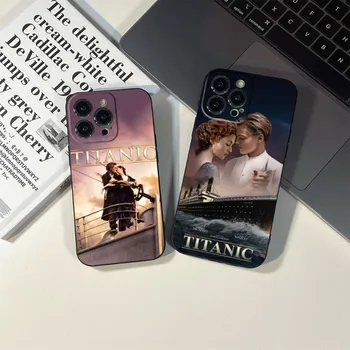 Для iPhone 13 Классический Чехол Для телефона Titanic Movie Чехол ДЛЯ iPhone 15 14 11 12 Pro 8 7 Plus X 13 Pro MAX XR XS MINI SE 2020 Черные Чехлы