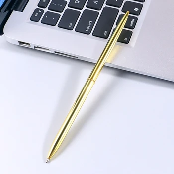 Шариковая ручка Y1UB, металлическая шариковая ручка в стиле ретро, прикрепленная к подставке, Столу, офисной стойке, набору ручек для вывесок гостей на свадьбу