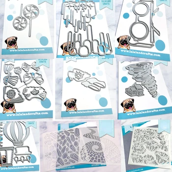 Набор трафаретов WOZ Металлические режущие формы для скрапбукинга, форма для тиснения трафаретов, бумажные открытки 