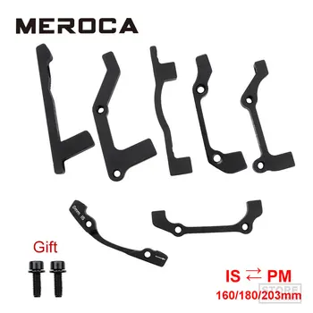 MEROCA MTB дисковый тормоз PM/IS адаптер 160/180/203 мм IS/PM суппорт из алюминиевого сплава велосипедный аксессуар