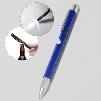 Многофункциональная шариковая ручка 9 в 1, многофункциональные приспособления для ручек 9 в 1, многофункциональная ручка для письма, рождественские подарки для мужчин