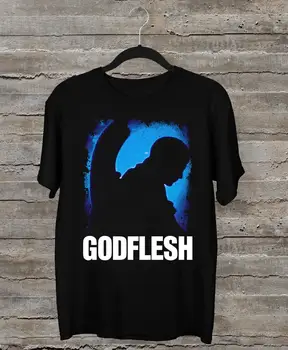 НОВЫЙ подарок от Godflesh Band для фаната, черная рубашка всех размеров с коротким рукавом HE1189