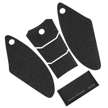 Черные защитные наклейки для топливного бака, Противоскользящая наклейка для мотоцикла KAWASAKI ZX10 2006 2007 2008, Коррозионная стойкость резины