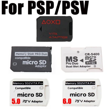 1 шт. Адаптер карты памяти Micro SD TF флэш-карта на карту памяти MS Pro Duo для PSP Карта PSV с одним/ двумя 2-слотными адаптерами