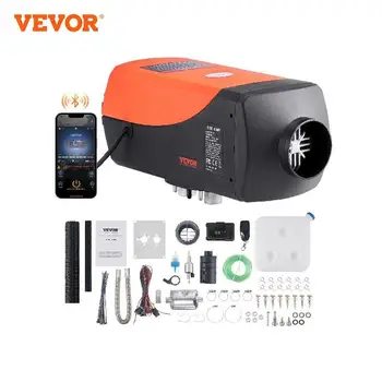Дизельный воздухонагреватель VEVOR 12 В 8 кВт с ЖК-дисплеем Bluetooth App для автомобиля, автобуса, фургона в помещении