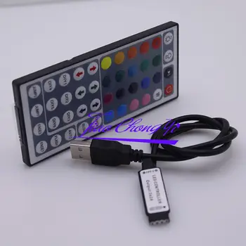 USB RGB Контроллер 5V 24V 44Keys ИК Пульт Дистанционного Управления Светодиодный Диммер для 5V RGB Led 1ШТ