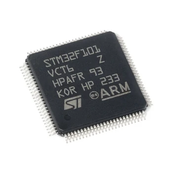 Микросхема микроконтроллера STM32F101VCT6 LQFP100 ARM Совершенно новый оригинальный STM32F101
