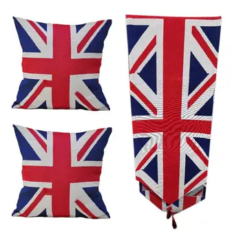 Чехлы для подушек Юнион Джек, постельное белье, наволочки, декоративные постельные принадлежности с национальным флагом Англии для декора спальни