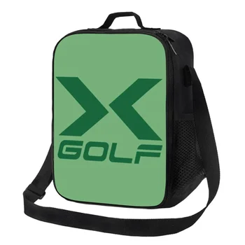Женская сумка-тоут с логотипом Golf X, термоохладитель, ланч-бокс для детей, школьников